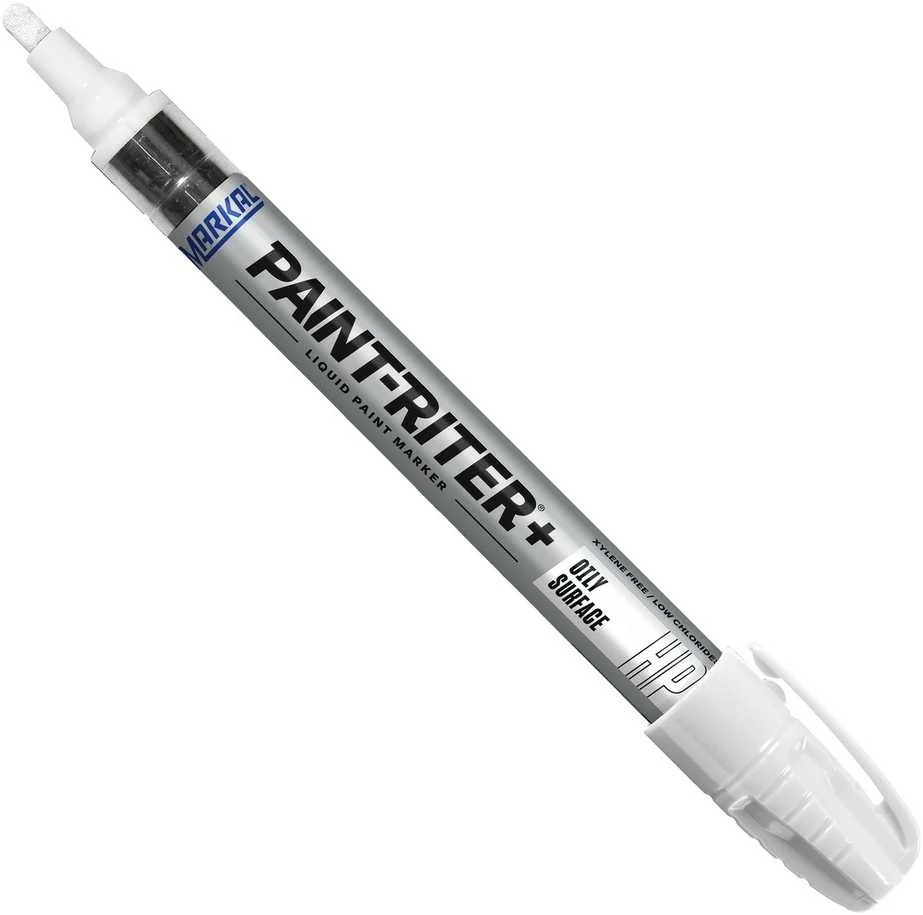 Grąžtas Dažų markeris Markal Pro-Line HP Baltas 3mm tepaluotiems paviršiams