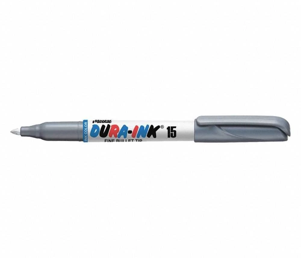 Markal Markeris DURA-INK15 FINE, sidabras, 1 mm