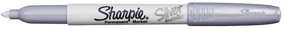 Markeris „Sharpie" sidabrinis
