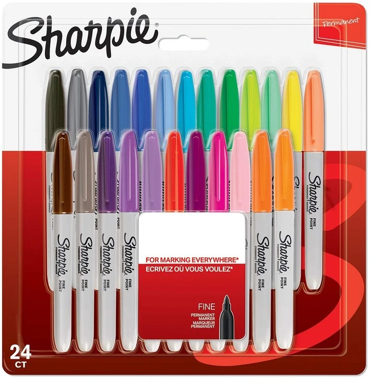 Markerių rink. „Sharpie" 24 vnt.