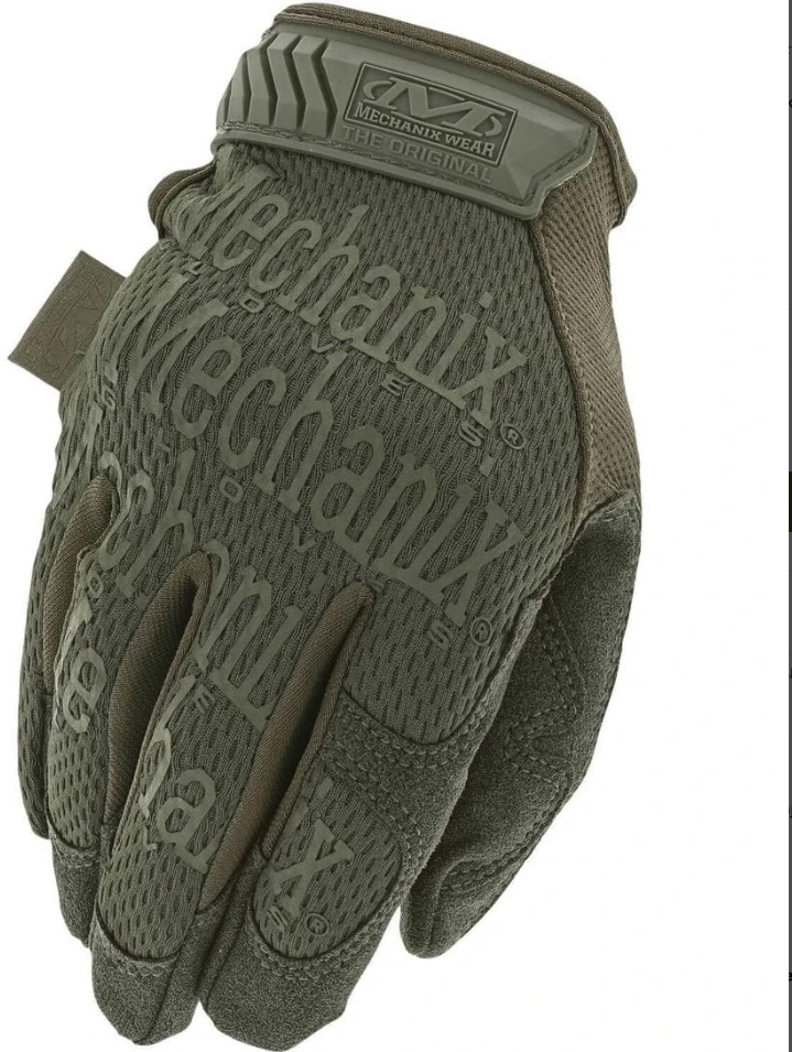 Mechanix Wear Pirštinės Mechanix The Original® Olive Drab M dydis. Velcro, dirbtinė oda, TrekDry®