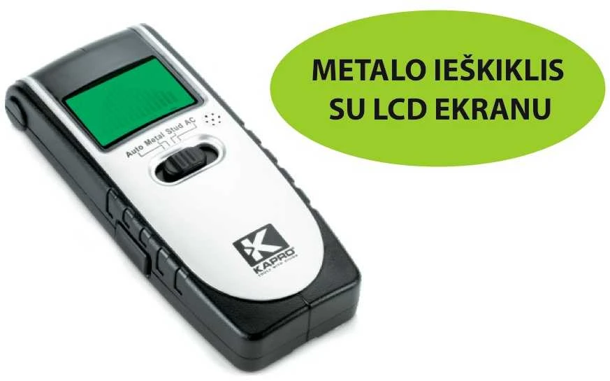 Grąžtas Metalo ieškiklis „KAPRO“ MULTISKANERIS