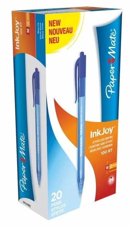 Papermate Rašiklis „InkJoy“ juodos sp., 100 RT M