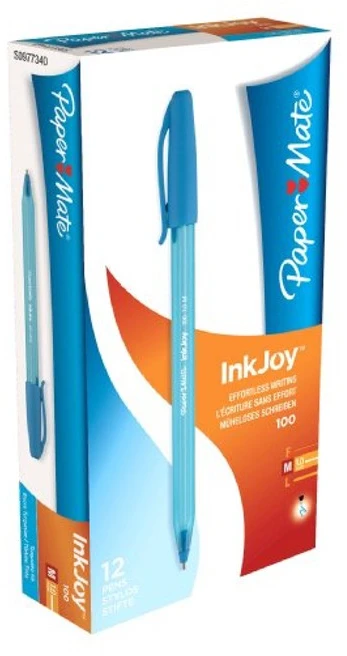 Papermate Rašiklis „InkJoy" raud. sp., 100 CAP ULV