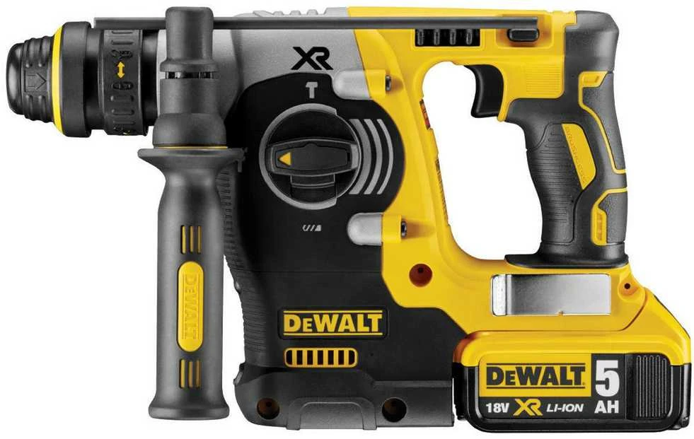 DEWALT akumuliatorinis perforatorius DCH273P2T SDS-PLUS, 18V, 2.1J, 2 x 5.0Ah, TSTAK