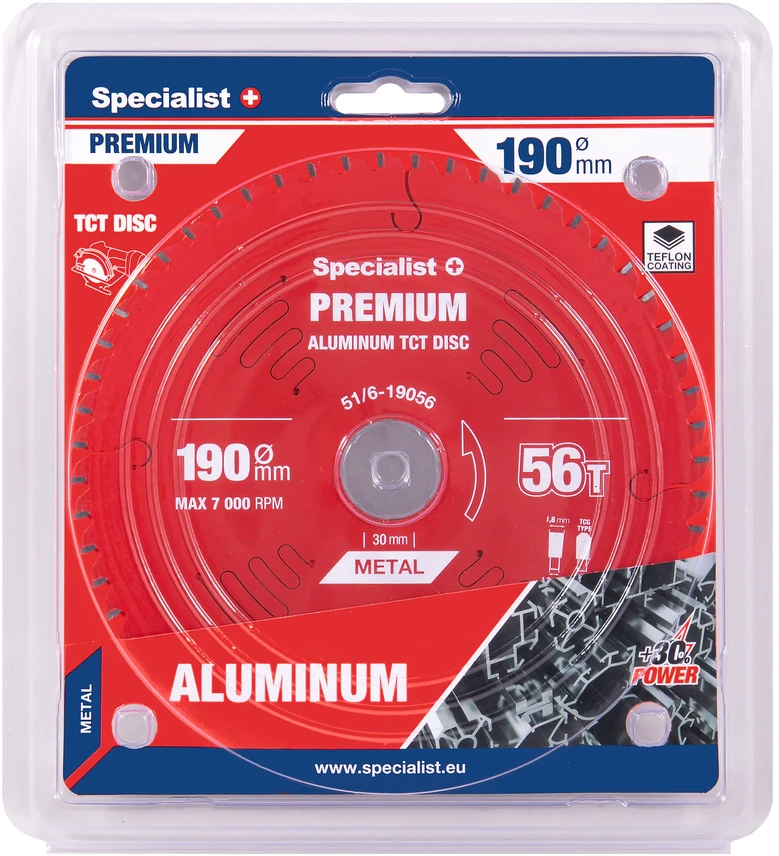 Pjovimo diskas Specialist+ LTA1905630-T; 190x30x1,2 mm; Z56; 0°