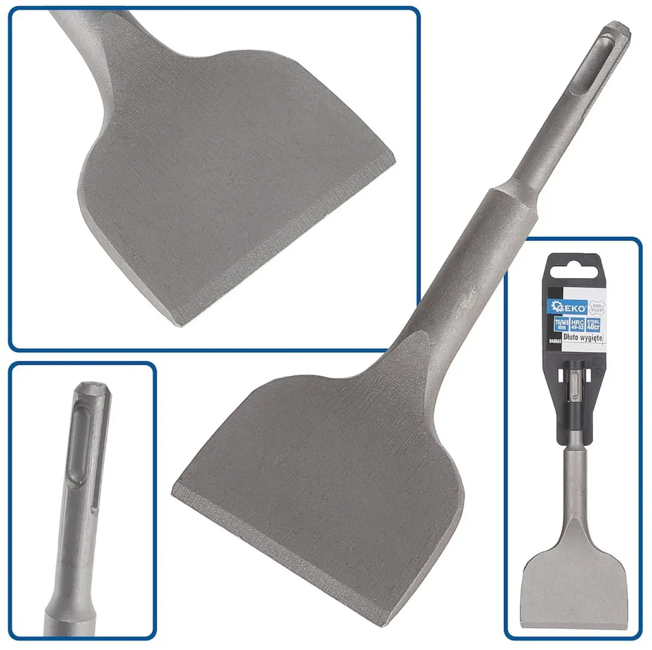 Grąžtas Platus kaltas SDS+, 75x165mm GEKO