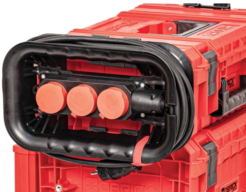Q-Brick Priedas kabeliams su elektros lizdais, Qbrick