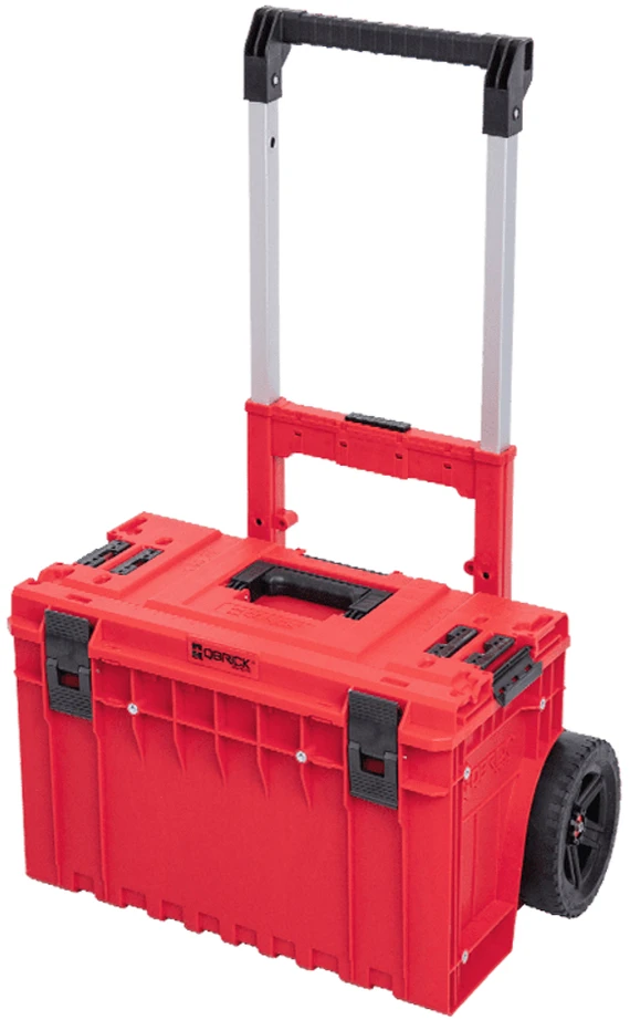 QBRICK ONE Įrankių dėžė su ratukais 2.0 Raudonas