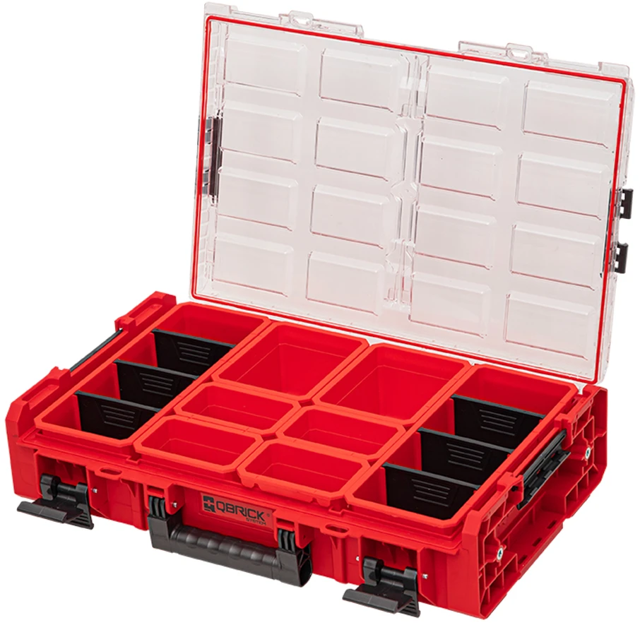 Q-Brick QBRICK ONE smulkmenų dėtuvė XL 2.0 Raudonas