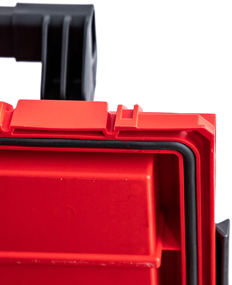Q-Brick QBRICK PRIME įrankių dėžė su ratukais Raudonas