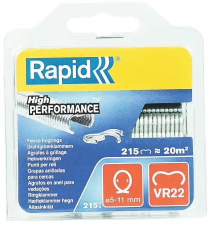 Sukabinimo kabės VR22, cinkuotos, RAPID, 215 vnt.