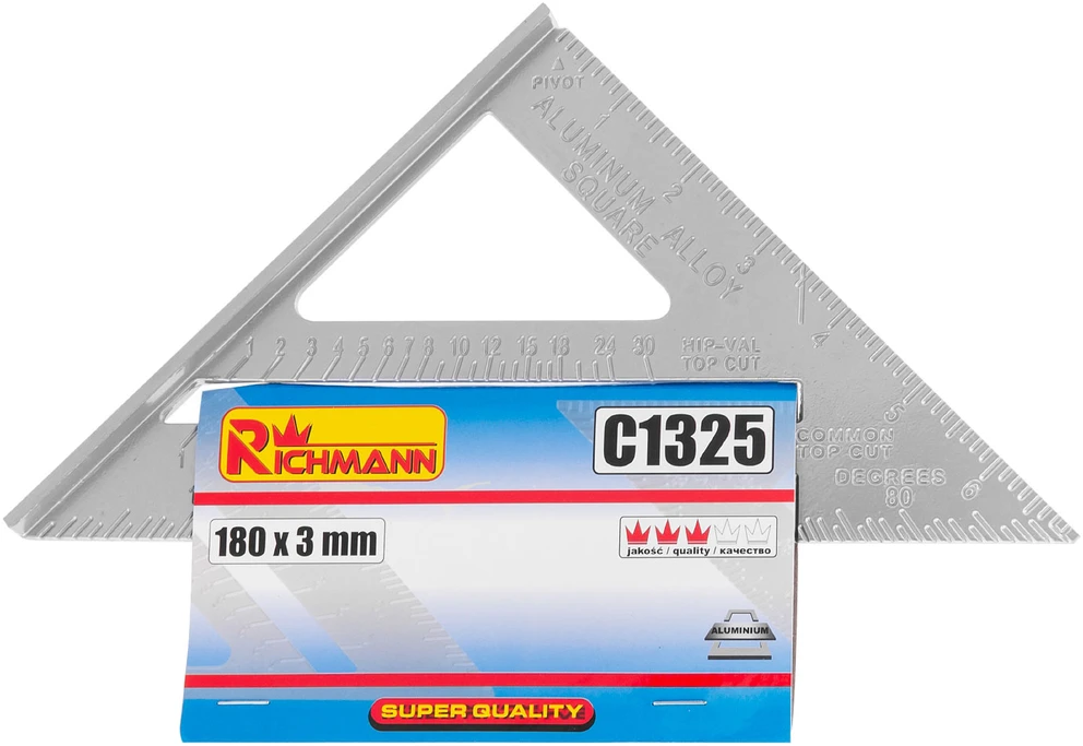 RICHMANN Aliuminis mat. trikampis 180 x 3 mm