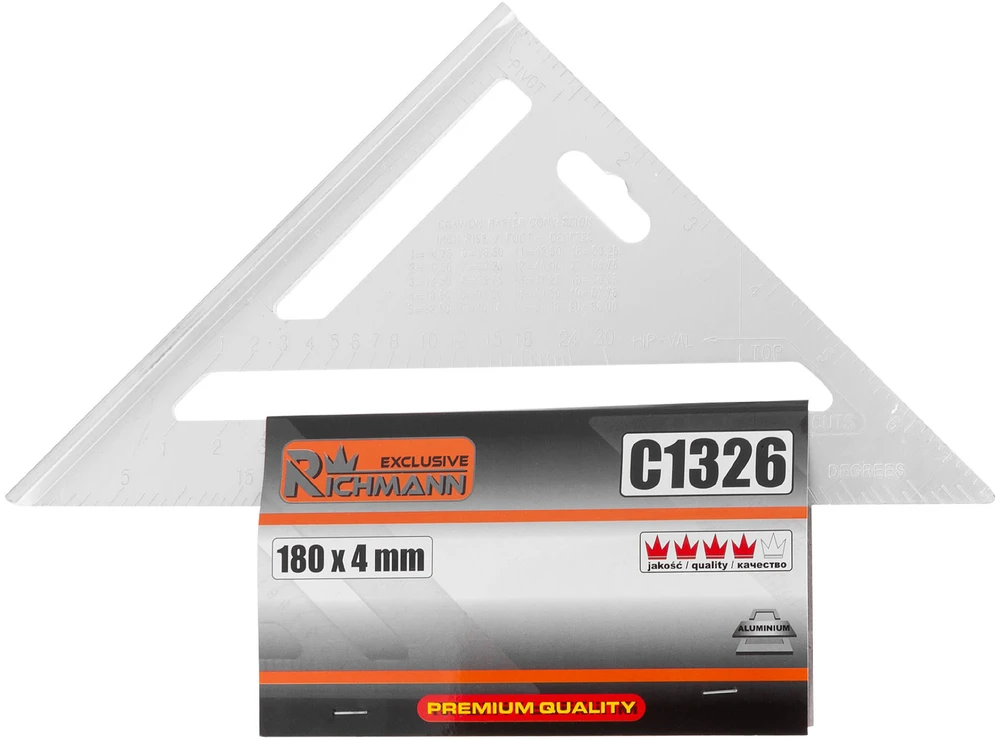 RICHMANN Aliuminis mat. trikampis 180 x 4 mm
