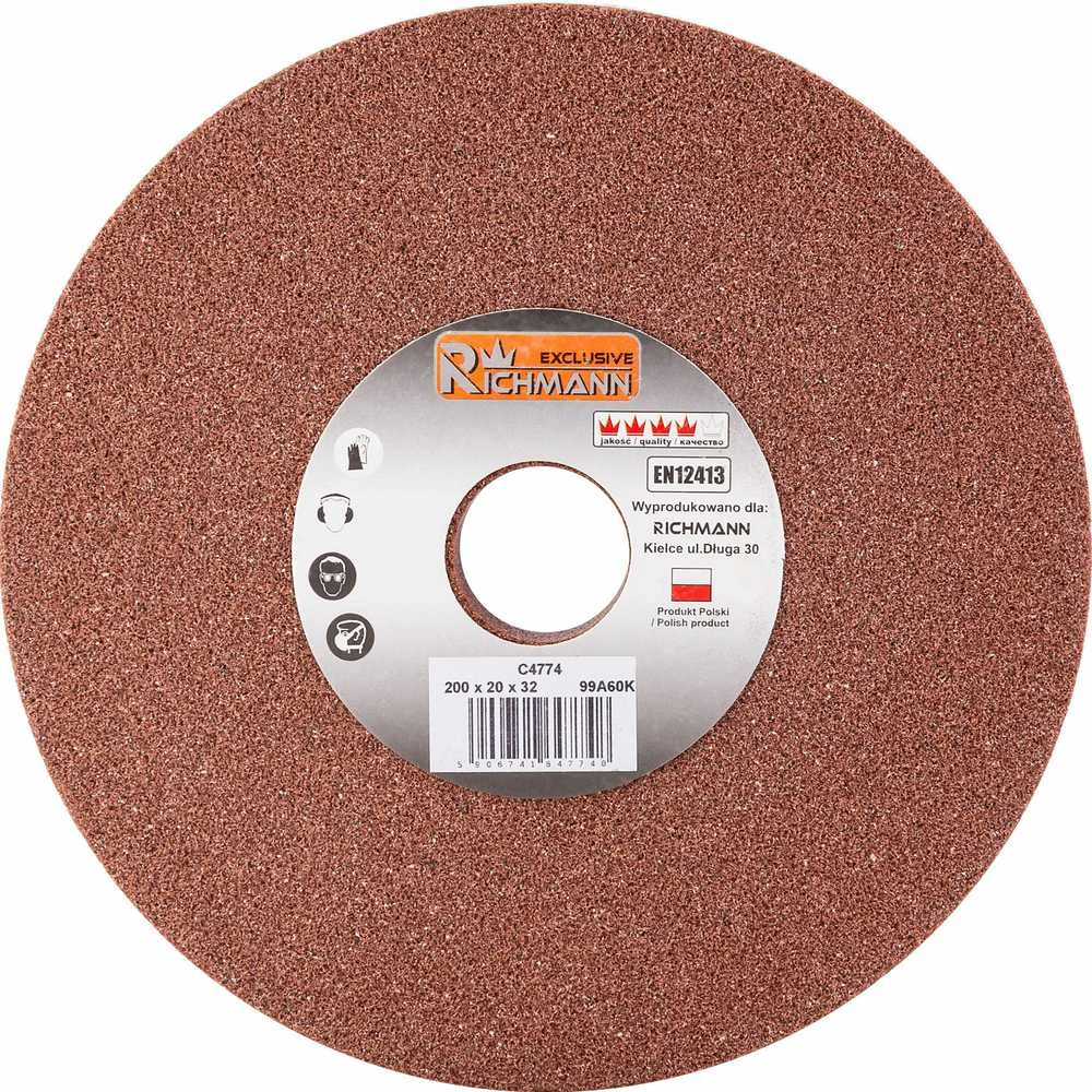 RICHMANN KERAMINIS ŠLIFAVIMO DISKAS 200 x 20 x 32 Raudonas 99A60K