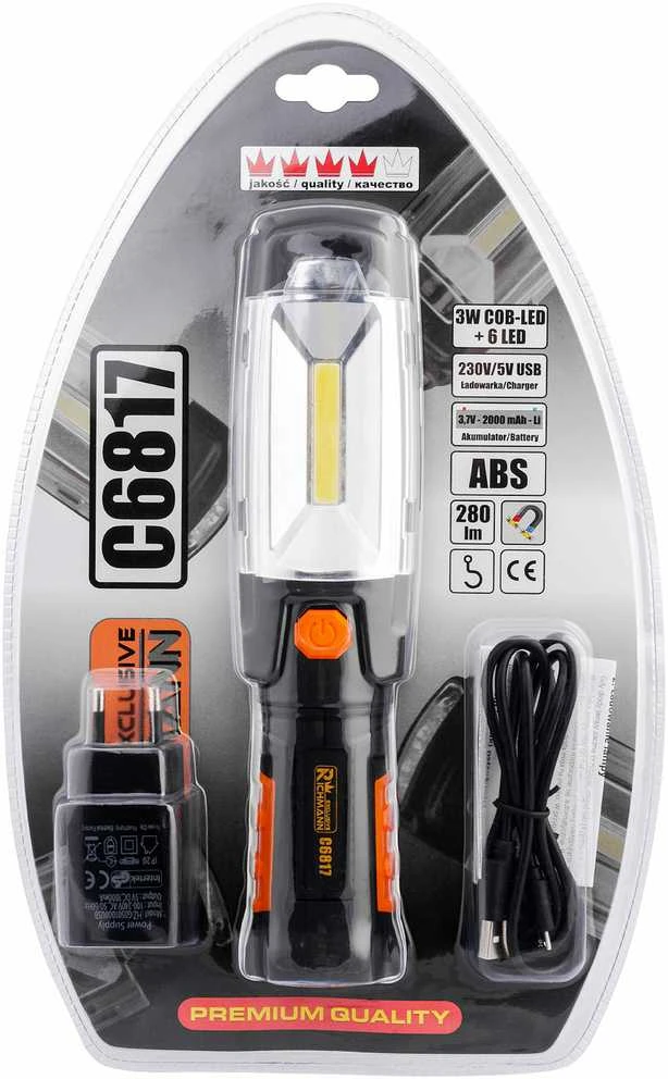 RICHMANN Pastatomas žibintuvėlis 10 + 6 LED