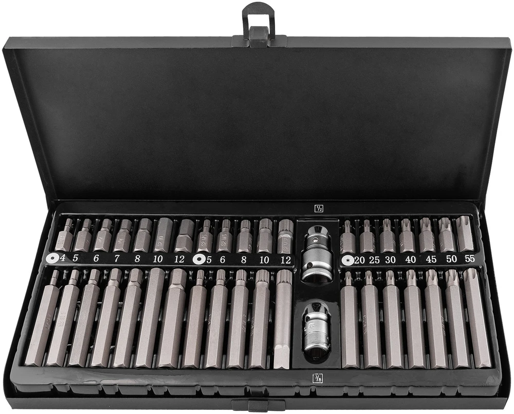 RICHMANN Plieniniai raktai HEX - TORX 40 vnt., S2