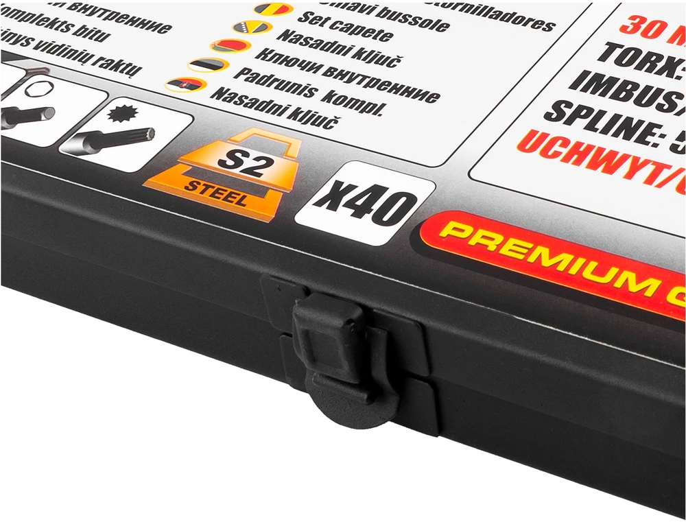 RICHMANN Plieniniai raktai HEX - TORX 40 vnt., S2