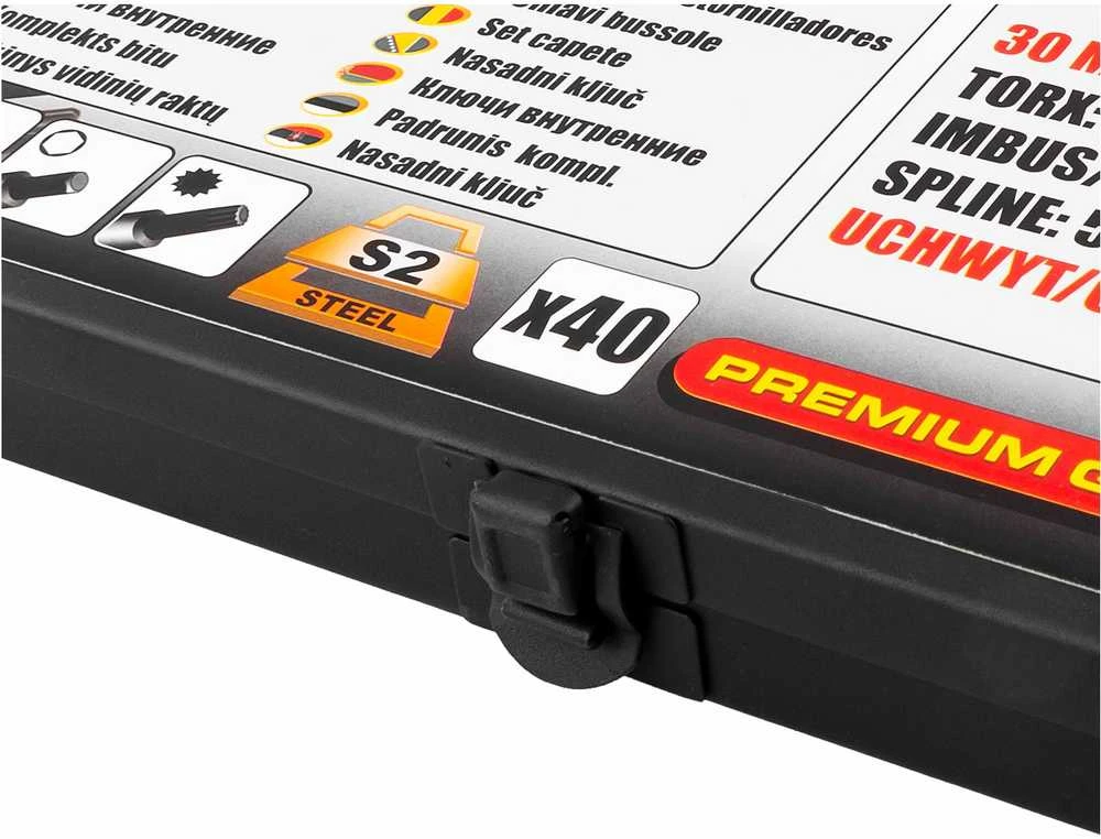 RICHMANN Plieniniai raktai HEX - TORX 40 vnt., S2