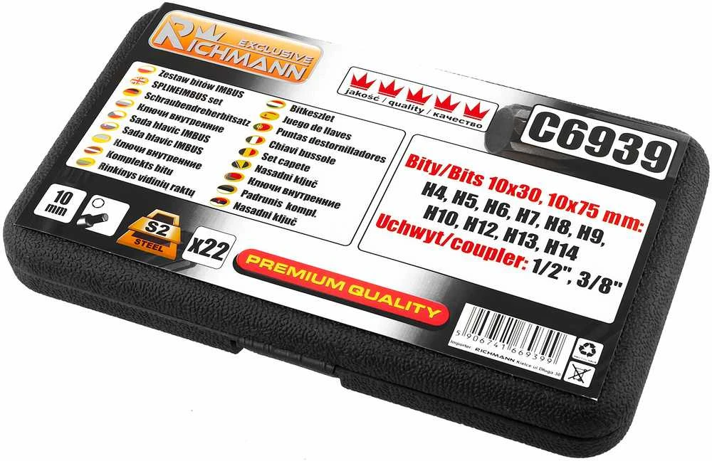 RICHMANN Raktai HEX4 - HEX14 22 vnt.
