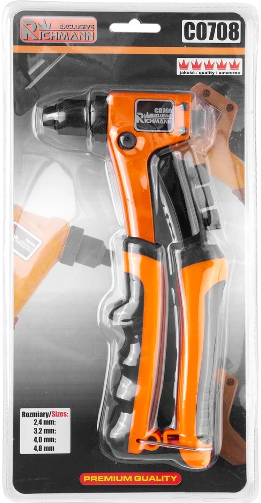 RICHMANN Rankinis kniediklis 2,4 - 4,8 mm