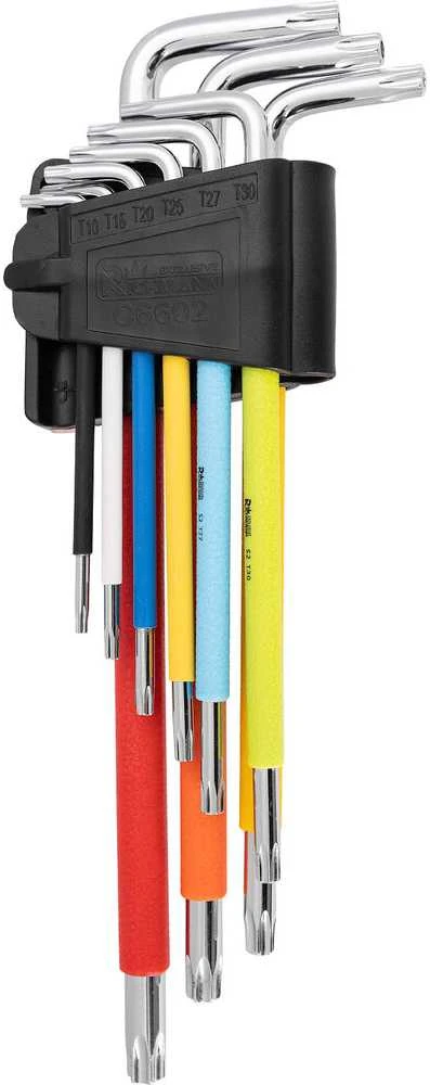 RICHMANN Šešiakampiai raktai TORX T10 - T50 9 vnt.