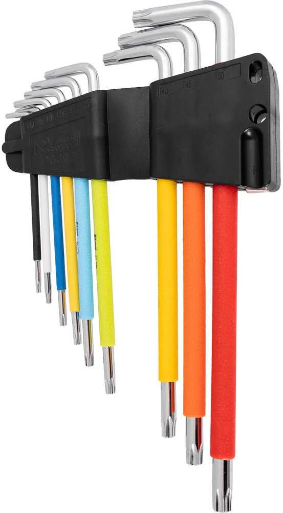 RICHMANN Šešiakampiai raktai TORX T10 - T50 9 vnt.