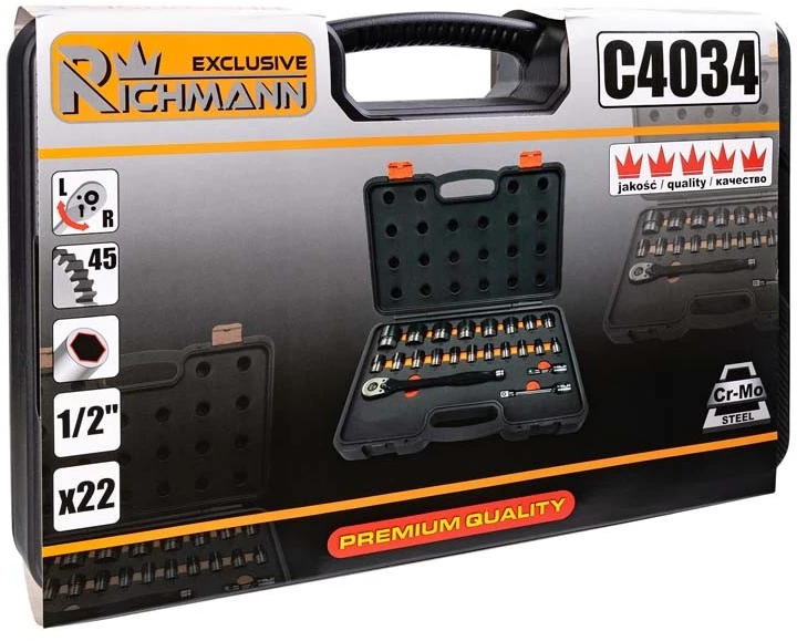 RICHMANN Smūg. galvučių rinkinys C4034, 22 vnt.