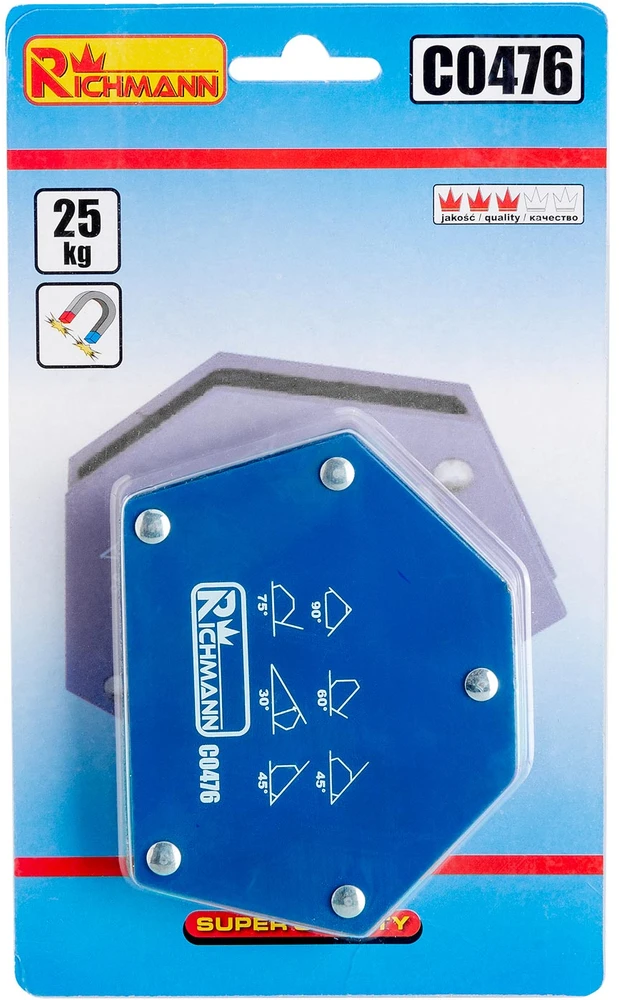 RICHMANN Suvirinimo magnetas 6 kampų, 12,5kg