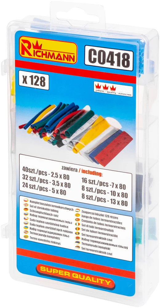 RICHMANN Termo vamzdelių rinkinys 128 vnt.