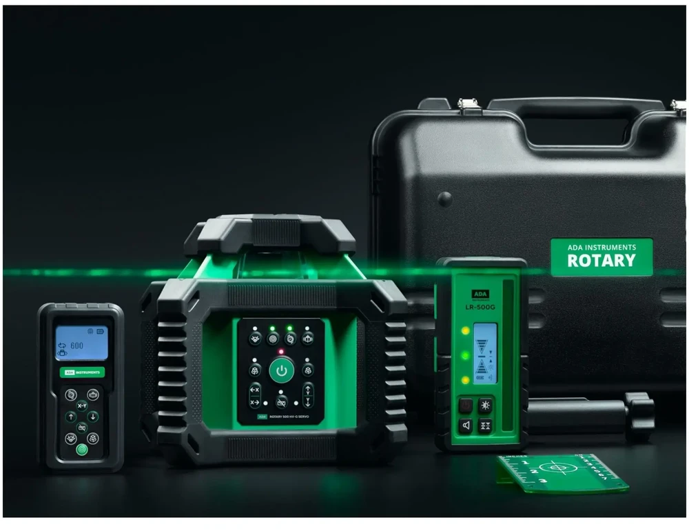 Rotacinis lazerinis nivelyras ROTARY 500 HV-G Servo, ADA Instruments