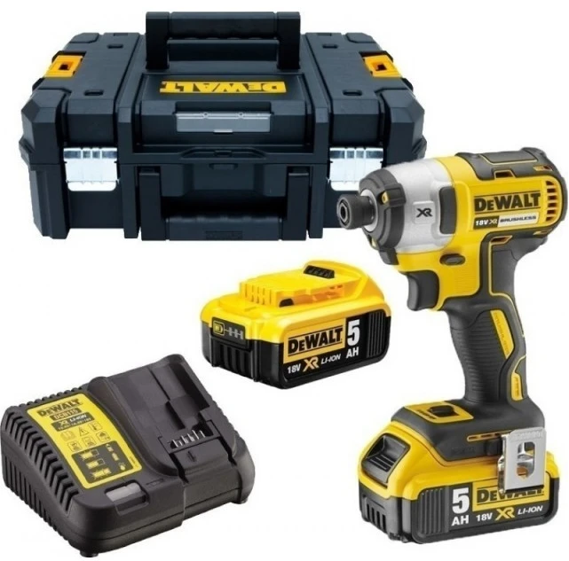 Smūginis suktuvas DeWalt DCF887P2-QW; 18V 2x5,0Ah
