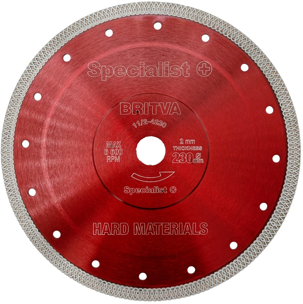 SPECIALIST+ deim. diskas BRITVA, 230x2x22 mm
