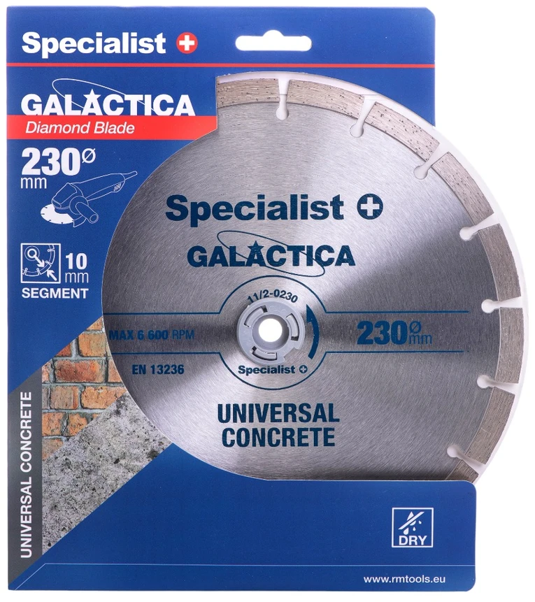 SPECIALIST+ deim. diskas GALACTICA, 230x10x22.2 mm
