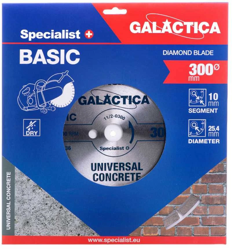 SPECIALIST+ deim. diskas GALACTICA, 300x10x25,4 mm