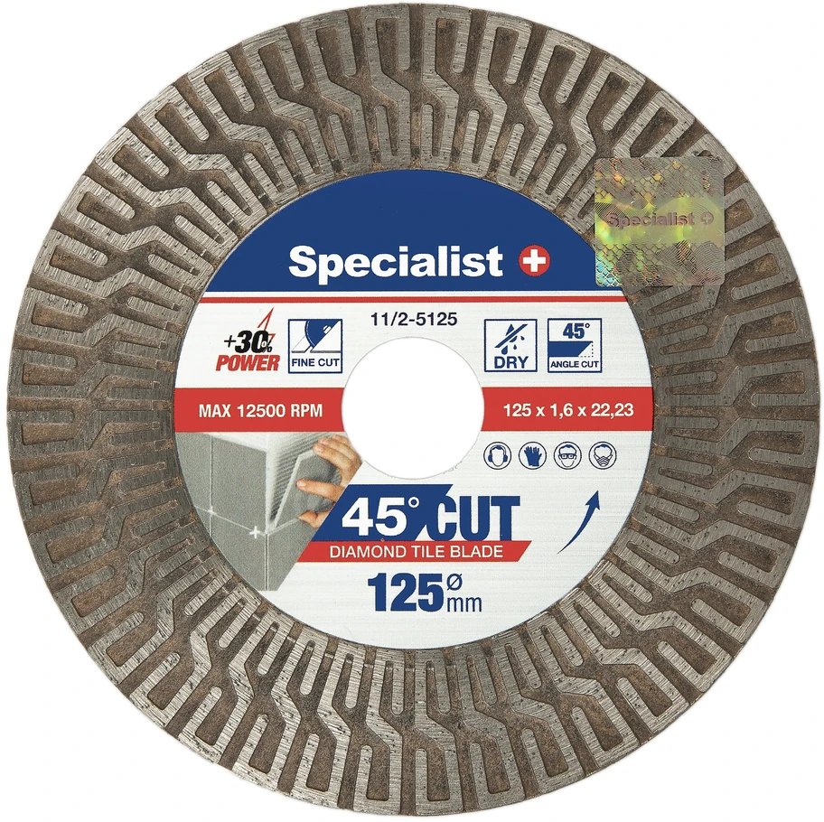 SPECIALIST+ deim. pjovimo-šlifavimo diskas, 125mm