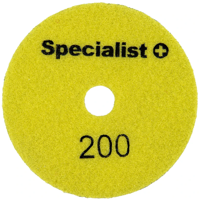 SPECIALIST+ deimant. Šlifavimo lap., 100 mm, 200P