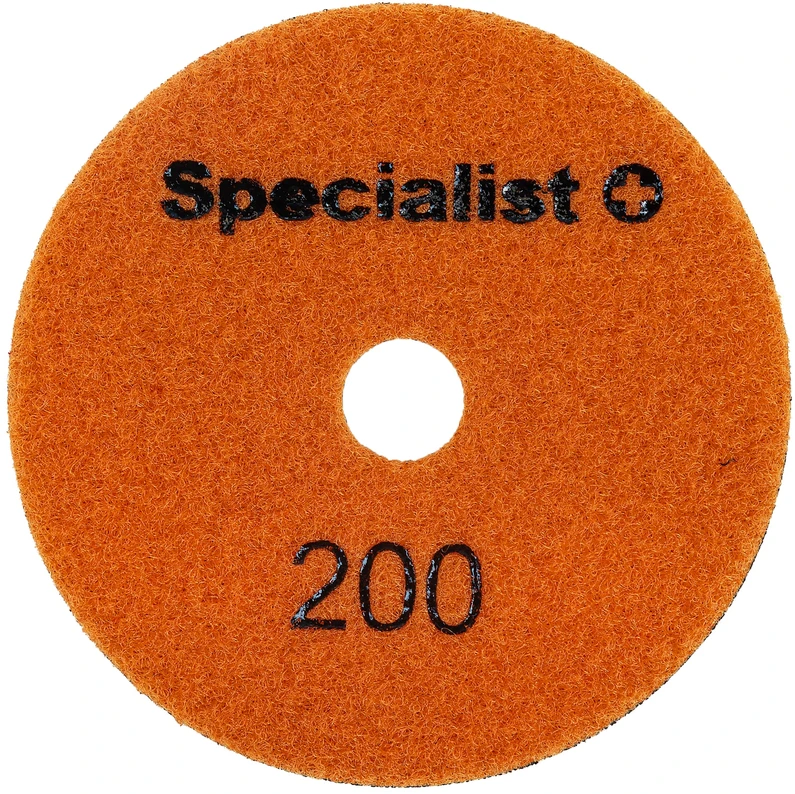 SPECIALIST+ deimant. Šlifavimo lap., universalus, 100 mm, 200P