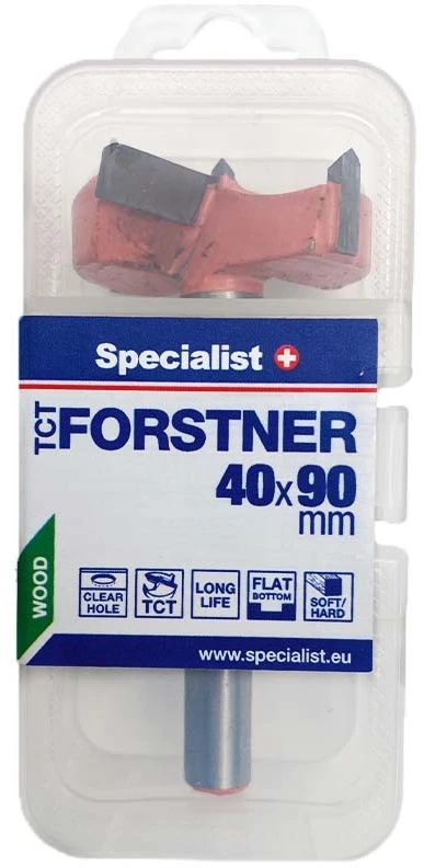 SPECIALIST+ freza FORSTNER, 40 x 90mm