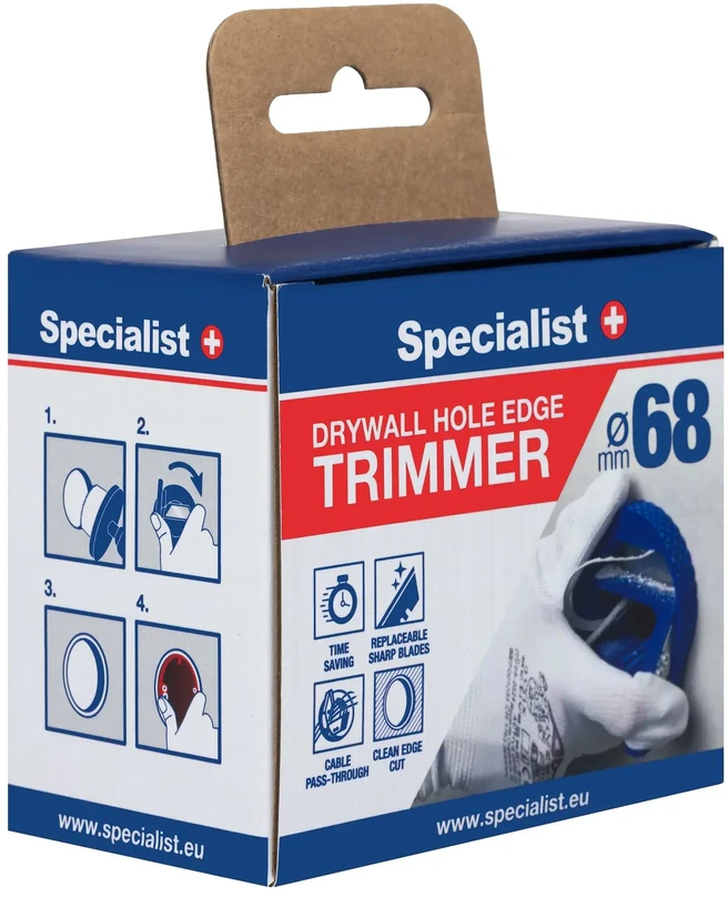 Grąžtas SPECIALIST+ Gipso kartono briaunų drožtukas D68mm