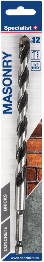 Grąžtas Specialist+ MASONRY 12x160/200 mm