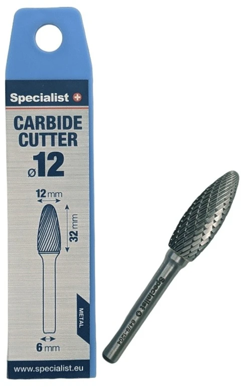 SPECIALIST+ kietmetalio freza FLH, 12x32x6 mm