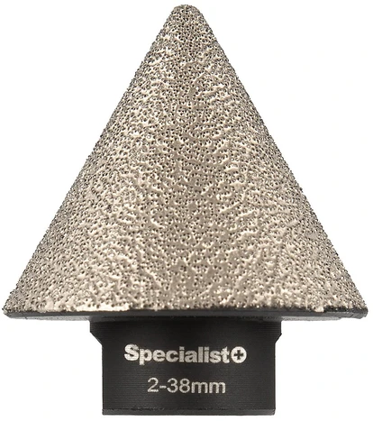 SPECIALIST+ kūginė deimantinė freza M14, 2-38 mm