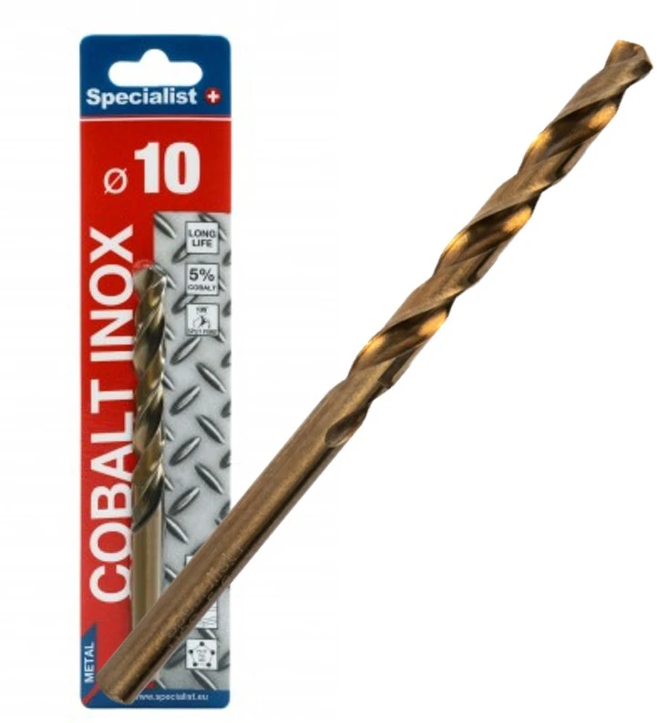 SPECIALIST+ metalo grąžtas COBALT, 10 mm