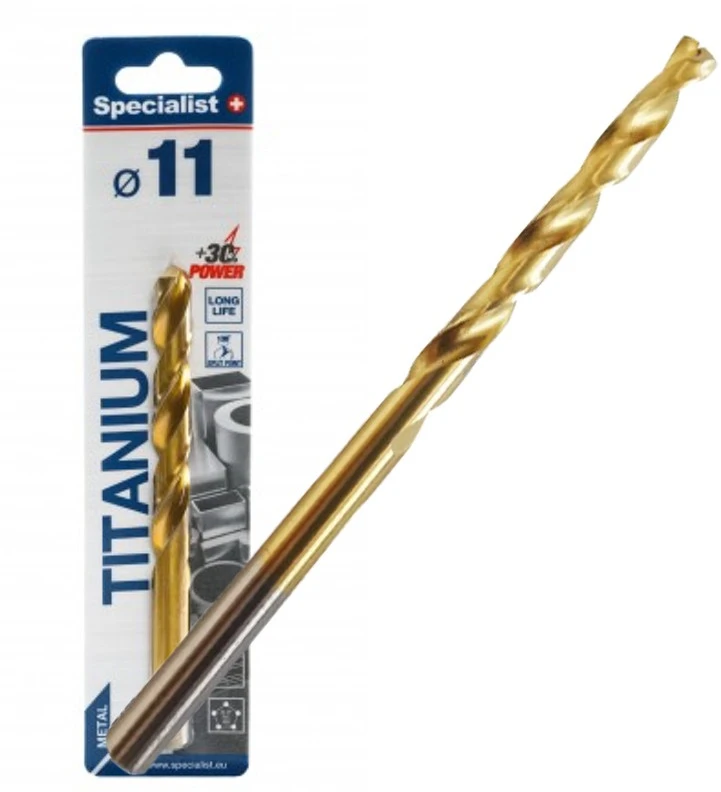 SPECIALIST+ metalo grąžtas TITAN, 11 mm
