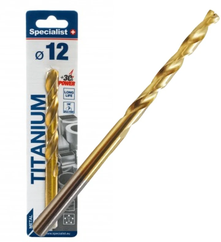 Specialist+ Titan metalo grąžtas 12 mm