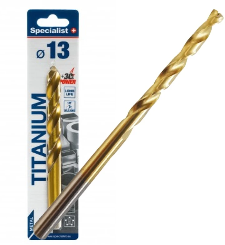 SPECIALIST+ metalo grąžtas TITAN, 13 mm