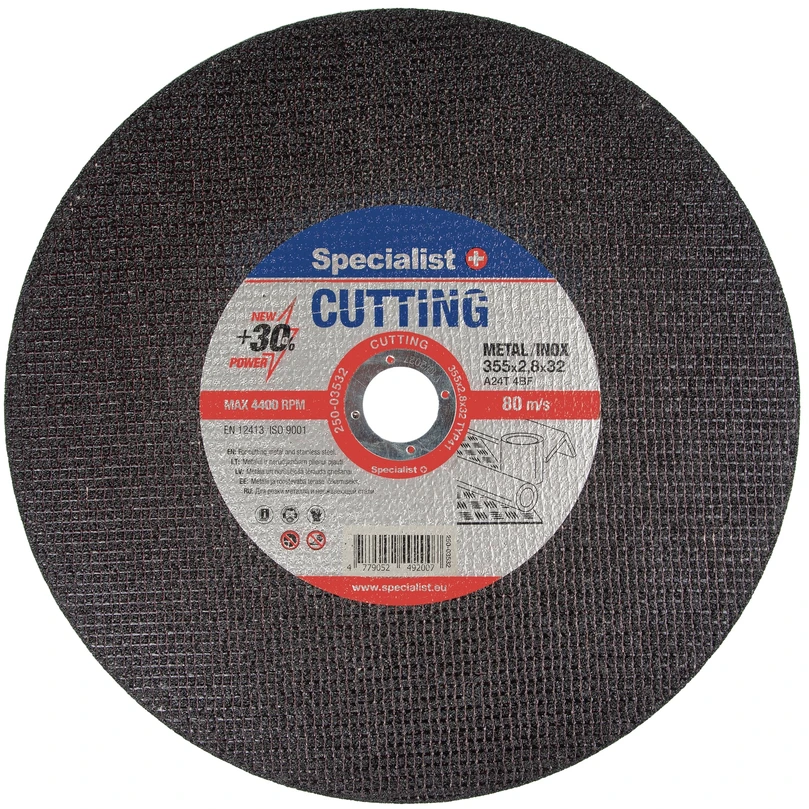 SPECIALIST+ metalo pj.diskas, 355x2.8x32 mm