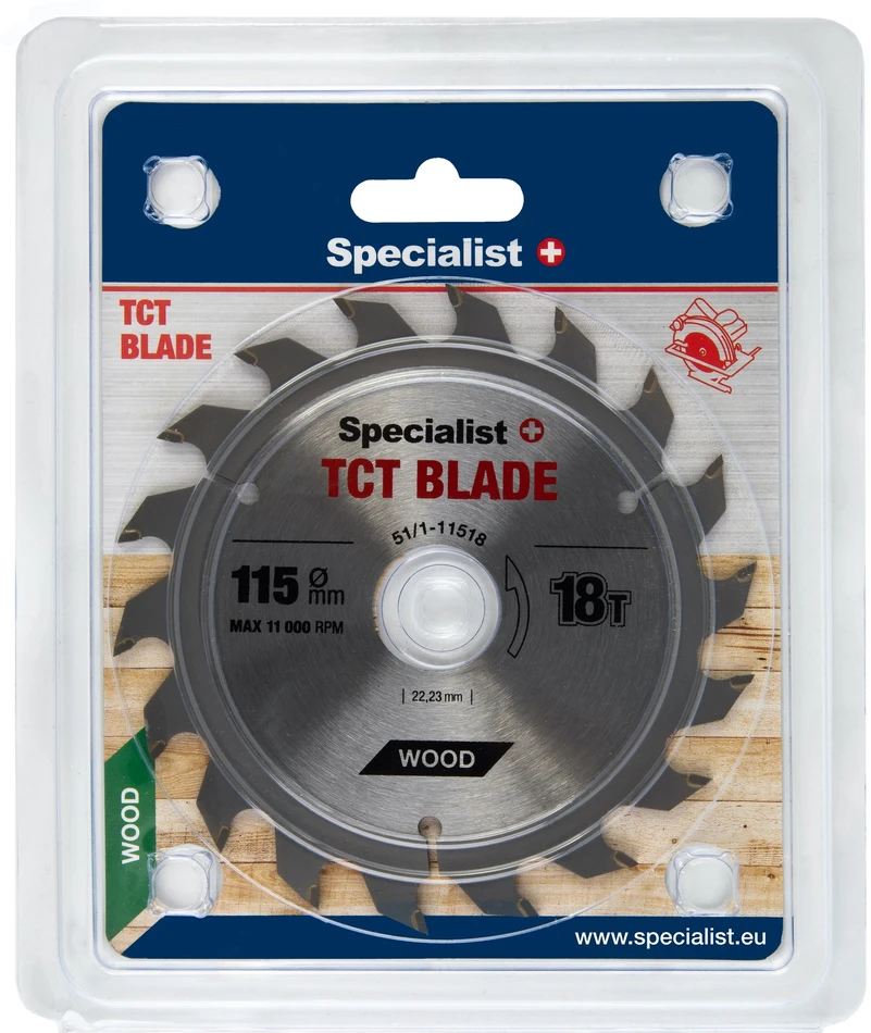 SPECIALIST+ pjovimo diskas, 115x18Tx22 mm