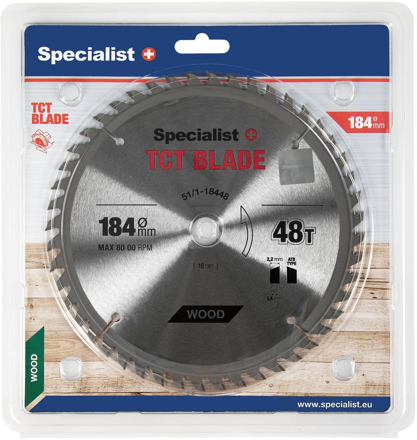 SPECIALIST+ pjovimo diskas, 184x48Tx16 mm